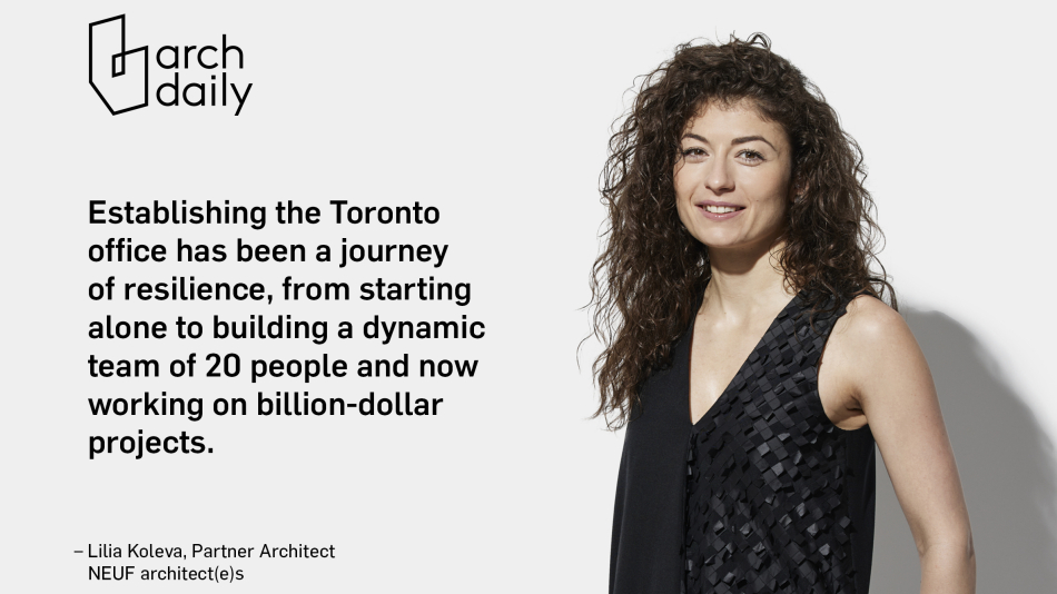 LILIA KOLEVA, ARCHITECTE ASSOCIÉE, PUBLIÉE DANS ARCHDAILY