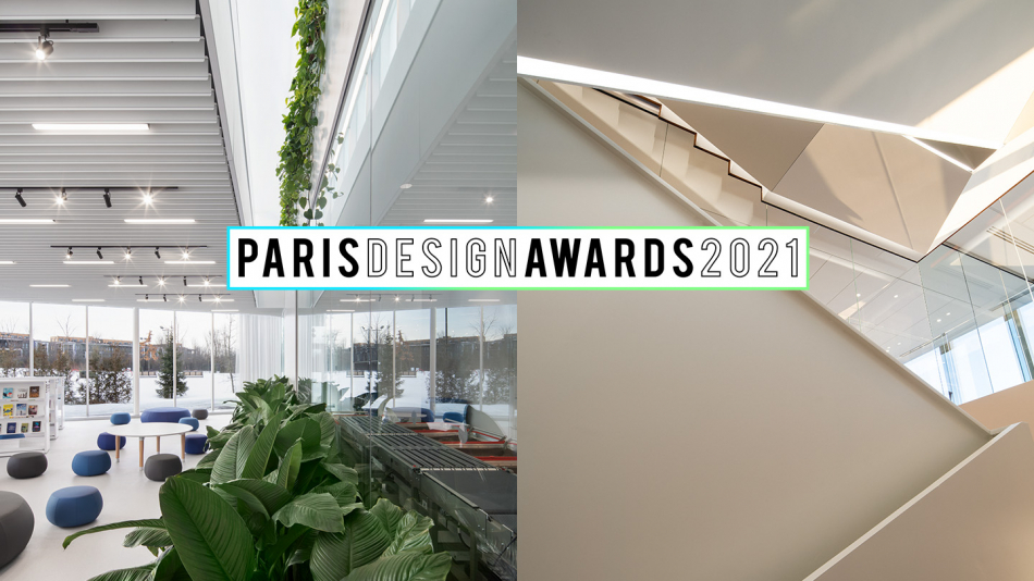 Donalda-Charron Library + FASKEN recognized by DNA Paris Design Awards 2021