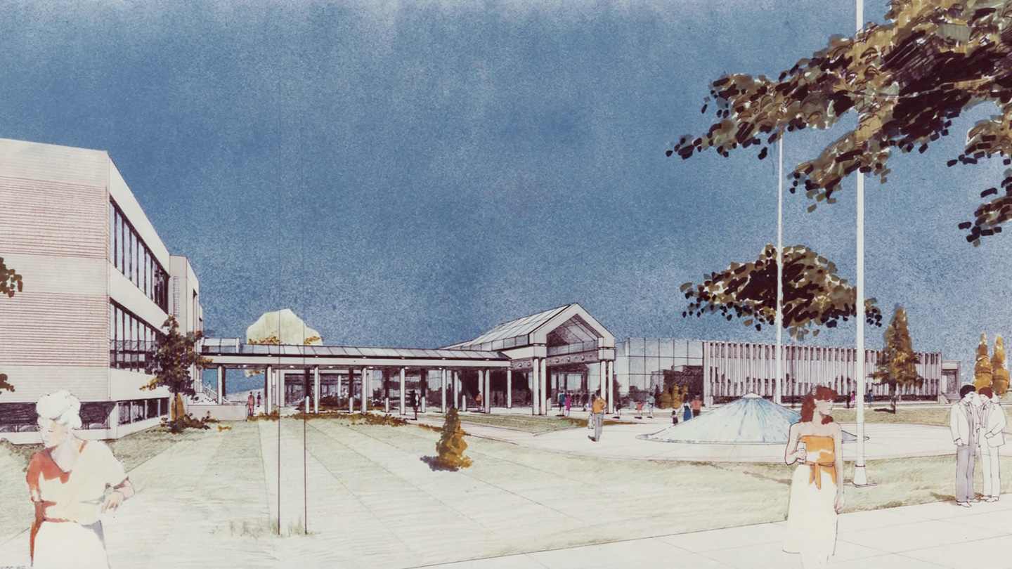 From past to present: The library and town hall of Saint-Léonard