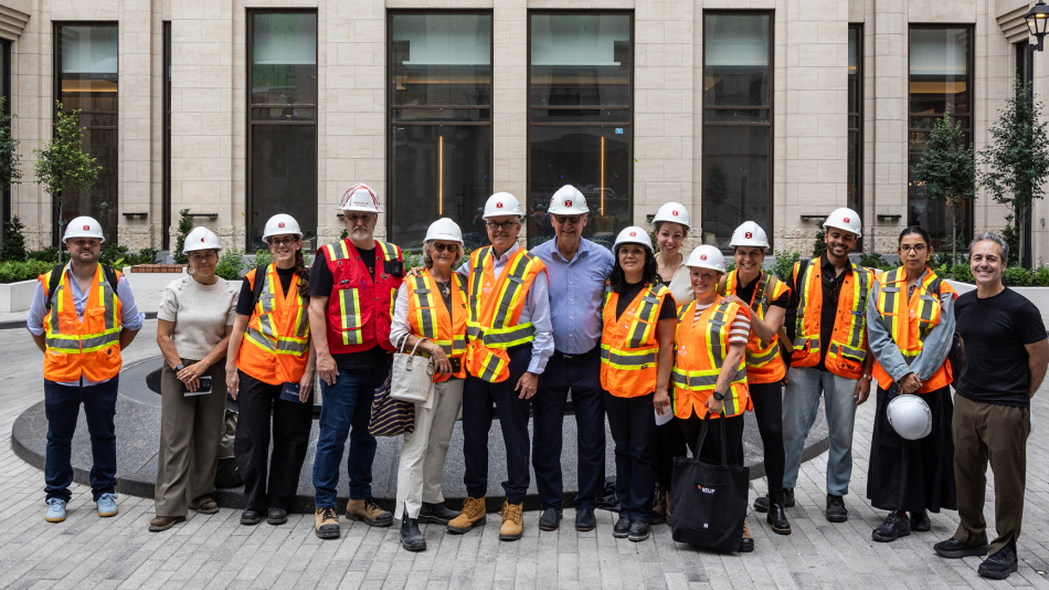 Le Sherbrooke : visite de chantier